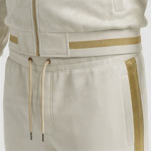 Ensemble survêtement décontracté avec veste et pantalon à fermeture éclair entièrement personnalisable, style hiver, tissu polaire imprimé, prix de gros, vêtements de sport - Product Image 5