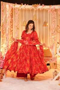 Algodón paquistaní Salwar Kameez Anarkali vestido trajes vestidos Salwar Kameez para mujeres vestidos indios - Product Image 3