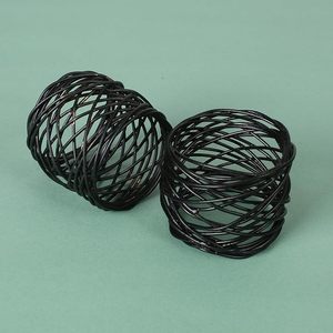 ห่วงรัดผ้าเช็ดปากทำจากโลหะผสมเหล็กอันน่ามองสำหรับการสังสรรค์ในครอบครัวและของตกแต่งงานปาร์ตี้โต๊ะที่ยอดเยี่ยมเน้นความโดดเด่นสำหรับโต๊ะอาหาร - Product Image 3