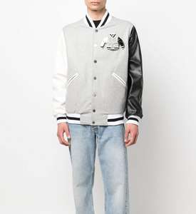 Hombres personalizado nuevo bordado Chenille parches Varsity chaquetas de los hombres de lana cuerpo de cuero mangas Letterman béisbol chaquetas universitarias - Product Image 1