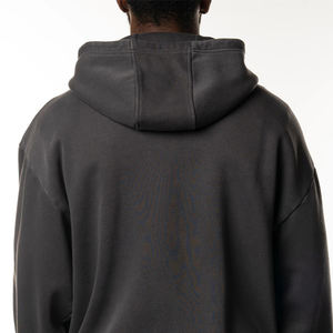 Sweats à capuche zippés surdimensionnés pour une coupe décontractée, confortable et idéale pour se prélasser - Product Image 5