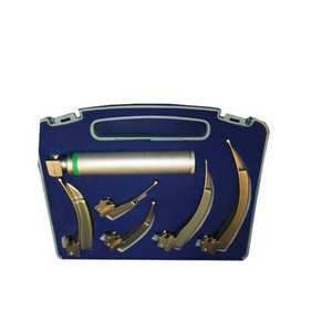 Ensemble de laryngoscope portable avec lumière LED lumineuse et construction métallique durable - Product Image 3