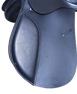 อานม้าหนังแท้คุณภาพพรีเมียมขายดีที่สุด สำหรับกระโดดข้ามเครื่องกีดขวาง ขี่ม้าเดรสสาจ ทนทาน ใช้งานได้นาน สีและขนาดปรับแต่งได้ - Product Image 3