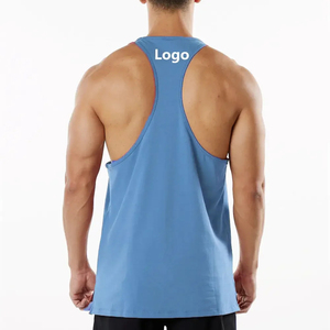 Saleh Enterprises Relax Fit Cotton Tank <b>Top</b> <b>Men</b> Streetwear Sleeveless <b>Muscle</b> Tee Lightweight Summer Gym Vest Breathable Quick - Product Image 3