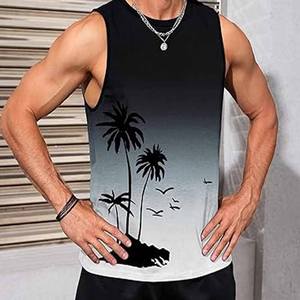 Camiseta sin mangas clásica para hombre con tela de algodón transpirable y ajuste relajado para la comodidad diaria Camiseta sin mangas de ajuste Atlético hecha por Dress Sports - Product Image 3
