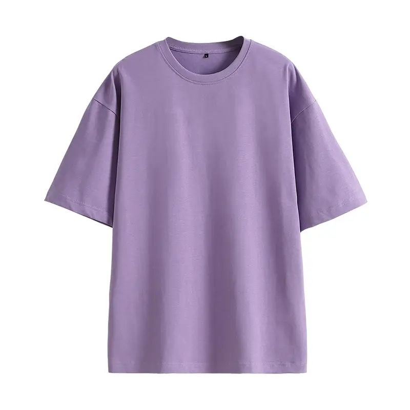 Camiseta de algodão 100%, amostra grátis, várias cores, tamanho grande, para homens, impressão de logotipo