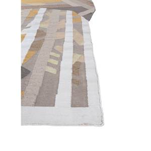 พรมขนสัตว์ทอมือลายเรียบง่ายสีงาช้าง รุ่น Adwp-13058 สำหรับห้องนอน ห้องนั่งเล่น ทางเดิน - สำหรับวัยรุ่น - Product Image 4