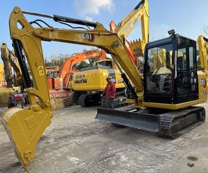 Mini-excavatrice Caterpillar 305.5e2 d'occasion de haute qualité, faible nombre d'heures, chenilles, moteur, pompe à engrenages, PLC Kawasaki, 22 tonnes, godet de 2,6 m - Product Image 3