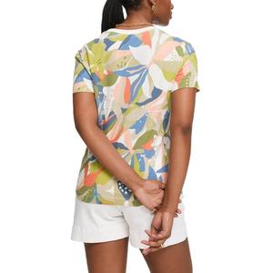 T-shirt de sport décontracté à col rond pour femmes T-shirt d'été respirant à séchage rapide imprimé sur toute la surface écologique 100% coton - Product Image 3