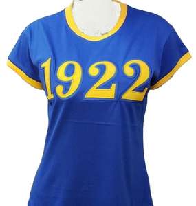 Top vente femmes été 100% coton T-Shirts imprimé respirant col rond manches taraudées fille t-shirts microfibre - Product Image 6