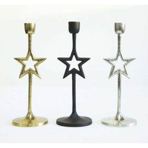 Portavelas decorativo elegante hecho de portavelas de Metal Navidad moderna y cualquier portavelas de decoración de festivales - Product Image 3