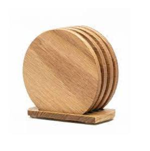 Sous-verres en bois personnalisés de haute qualité avec support inclus meilleure vente de tapis de tasse en bois de bambou - Product Image 2