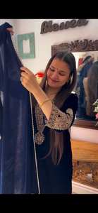 Duppata en velours fantaisie indien et pakistanais avec haut et pantalon de soirée respirant pour les occasions spéciales - Product Image 4