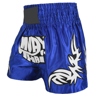 Pantalones cortos de Muay Thai transpirables de secado rápido, ropa de entrenamiento de alta calidad, pantalones cortos de Muay Thai para hombre en Stock - Product Image 3