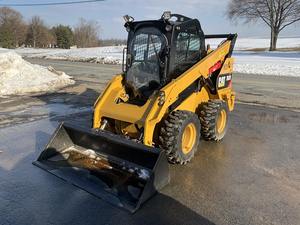 2019 pour Caterpillar 259D Skid Steer Loader Yanmar Moteur 3-8 Tonnes Capacité de Charge Huade KYB Cylindres Hydrauliques Nouveaux Roulements Utilisés - Product Image 2