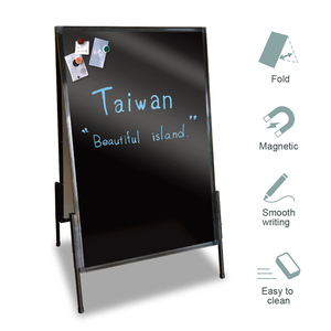 Giá Đỡ Có Thể Điều Chỉnh Thiết Kế A-frame Bảng Phấn Bằng Kim Loại Bảng Áp Phích Vỉa Hè Bảng Trưng Bày - Product Image 2