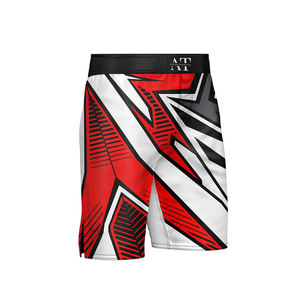 Short de boxe MMA pour hommes, vêtements de sport confortables en coton, tissu doux à séchage rapide, grande taille, vêtements d'arts martiaux de service OEM - Product Image 3