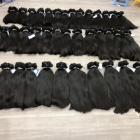 Vente en gros de cheveux cambodgiens naturels lisses, extensions de cheveux humains bruts à double noyade, extensions de cheveux vietnamiennes