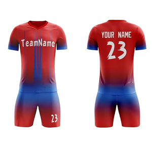 Camisetas de fútbol transpirables de secado rápido de alta calidad Conjunto de logotipo personalizado Estilo Precios al por mayor - Product Image 1