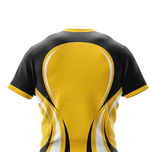 Diseña tu propio logotipo Uniforme de rugby de media manga Venta caliente Uniforme de rugby cómodo para hombres - Product Image 6