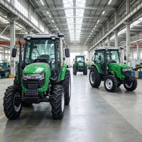 Tractores Chinos de 80HP Euro 5 para Bolivia y Paraguay, Motor Diésel EPA, Tracción en las 4 Ruedas, Agrícolas