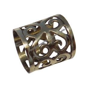 Anillo de Servilleta de Metal con Corte Hueco Personalizado de Alta Calidad para Decoración de Mesa en Cenas, Bodas y Navidad al Mejor Precio - Product Image 1