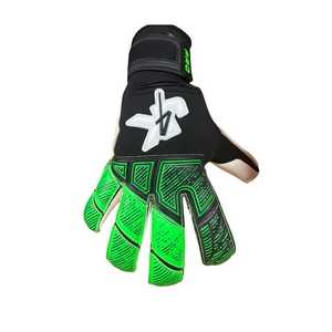 Gants de gardien de but en cuir de qualité supérieure personnalisables coupe personnalisée poignée en latex de football coupe personnalisée en gros - Product Image 4