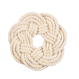 Natural Eco-friendly Robe hand <b>woven</b> tea coffee mug and glass <b>coaster</b> fro home hotel and restaurants - Product Image 1