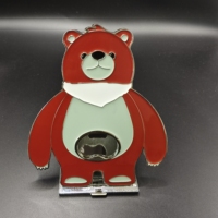 Décapsuleur aimanté pour réfrigérateur motif ours, cadeau amusant pour les promotions en boîte de nuit et en salle de concert