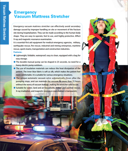 <span class=keywords><strong>Camilla</strong></span> de colchón al vacío para cuidado de emergencia, fácil de fijar, para prehospital - Product Image 1