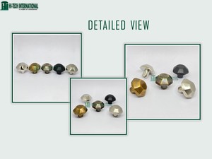 Hexagone En Laiton Massif Cabinet Lourds Bouton À La Main En Gros ROYAUME-UNI ETATS-UNIS Meubles Matériel En Vrac Tiroir Armoire Poignée Poignées - Product Image 6