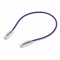 Câble de raccordement Ethernet Cat6A UTP fin RJ45 28AWG 8 conducteurs 2m Longueur personnalisée