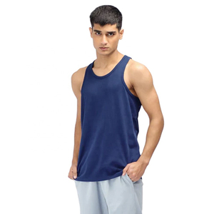 Vente en gros Débardeur en coton sans manches pour hommes Gym Workout Muscle Shirt Respirant Casual Summer Vest for Fitness and Training - Product Image 1