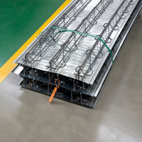 Tôles de plancher en treillis d'acier galvanisé à chaud de première qualité 1,0 mm pour projets de construction en béton de grande hauteur