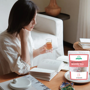 Thé pour l'utérus à base de plantes 100% naturel et écologique, thé détoxifiant pour l'utérus pour les menstruations irrégulières, bien-être, purification et soutien du système immunitaire - Product Image 3