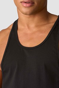 Nouveau débardeur noir sans manches pour homme, col rond, couleur unie, décontracté, respirant, tricoté, pour l'entraînement - Product Image 4