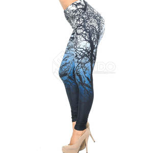 Legging uni respirant décontracté de haute qualité à taille mi-haute pour femme, idéal pour le fitness, faible MOQ - Product Image 6