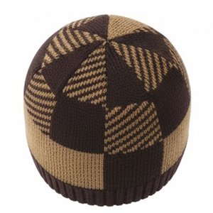 Hot Selling Custom Logo Dark Brown Camel Men's <b>Beanies</b> For Winter <b>Streetwear</b> <b>Beanie</b> Cap Mens Comfortable Knitted Style jacquard - Product Image 5