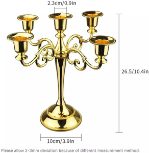 Bougeoir en cristal, décoration de la maison, autre support de bougie brillant, pour l'intérieur et l'extérieur - Product Image 4