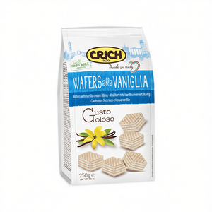 Crich - Galletas Premium Cuadradas de Vainilla Crujiente Fermentada con Crema Dulce, 250 g en Bolsa - Product Image 2