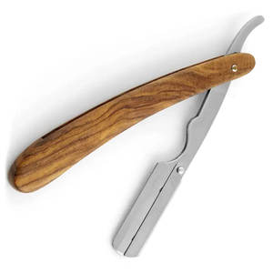 Nueva maquinilla de afeitar recta personalizada de alta calidad para hombres, maquinillas de afeitar de color sólido de acero inoxidable para peluquero - Product Image 5