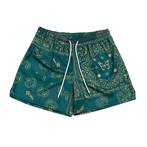 Vente en gros Short de ville en maille Short ample et ample à coupe ample Short décontracté et tendance Tissu confortable et respirant pour hommes Vêtements d'été - Product Image 1
