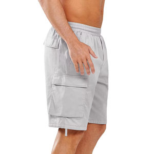 Shorts décontractés en coton et polyester personnalisés pour hommes, taille mi-haute, style hip-hop, nouvelle arrivée, shorts de sport pour adultes, personnalisables - Product Image 2