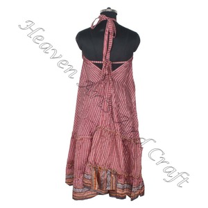 SD017 indien pakistanais coton Saree/Shari/Shari Hippy Boho Style moderne nouvelle robe en soie Vintage avec Style indien moderne - Product Image 6