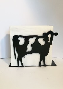 Diseño de mariposa de hierro de Metal negro de Venta caliente con corte láser para servilletero para el hogar restaurantes Hotel fiesta ocasiones - Product Image 2
