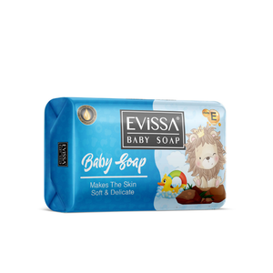 EVISSA 90g Baby Boy Natural <b>Soap</b> - Hypoallergenic & Mild Formula for Sensitive Skin | <b>Paper</b> Wrapped - Product Image 1