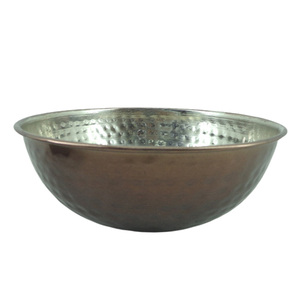 Bol de service en métal antique bol à salade de couleur verte pour la décoration de cuisine et de table en gros en vrac - Product Image 4