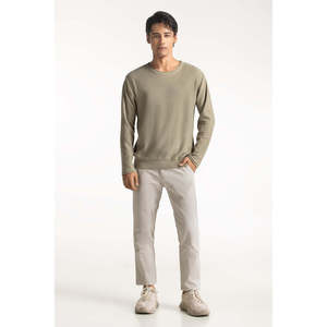 Suéter de Cuello Redondo para Hombre, 100% Algodón, con Patrón y Estampado, Transpirable, Tejido de Invierno, Suministro ODM MN-SWT-WS24-123 - Product Image 3