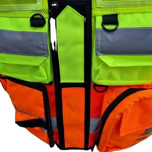 Easy <b>Wash</b> Durable Material Men Hi Vis Vest Breathable Comfortable Anti Wrinkle Casual Wear Men Hi Vis Vest With Latest Designs - Product Image 3