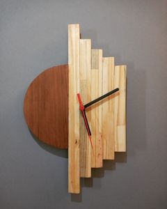 OPCIÓN RELOJ DE PARED DE MADERA PERSONALIZADO PARA LA DECORACIÓN ELEGANTE DEL HOGAR Cuerpo de bambú moderno con Rosh natural para ocasiones de boda - Product Image 6